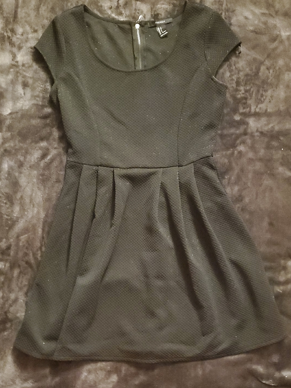 Classic Black Fit-and-Flare Women’s Dress